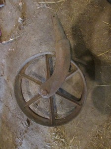 Vintage Metal Wheel