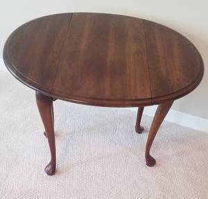 Mahogany Drop Leaf Side Table