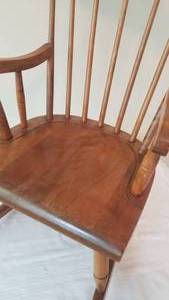 Vintage Mahogany Childs Rocking Chair
