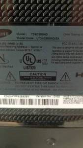 24 Inch Samsung Television Model LT24C550NDZa