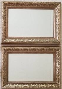 Matched Pair of Beveled Glass Wall Mirrors