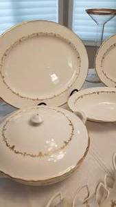 Royal Worcester China Service  Gold Chantilly