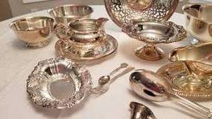 Collection of Silverplate Serving Pieces