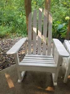 By the Yard Patio Deck Rocking Chair & Side Table