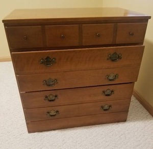 Lovely Vintage Solid Maple Dresser by Ethan Allen