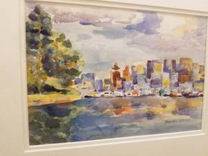 Beatrice Watson Fine Art Print - Lakeside Skyline