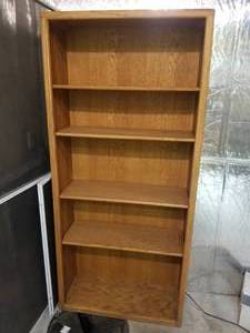 Sturdy Pine Bookshelf