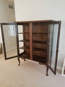 Amazing Antique Display Cabinet