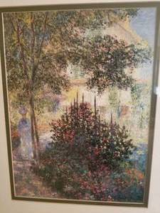 Claude Monet Fine Art Print - Camille au Jardin