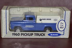 lot 22 image: New 1960 Pickup Truck Black & Decker Metal Diecast