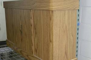lot 27 image: wood aquarium base