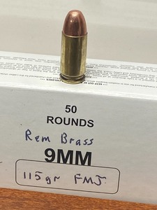 (50) Rounds 9mm Luger