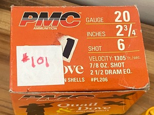 (25) Rounds 20-gauge ShotShells