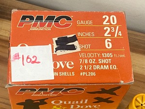 (25) Rounds 20-gauge ShotShells