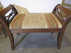 Vintage Vanity Bench