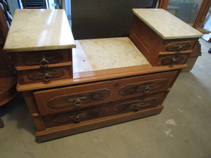 Antique East Lake Vanity