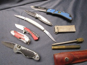 Pocket Knives, Sharpener