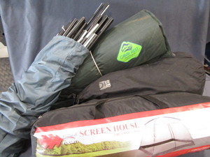 Screen House, Tent, Mattress