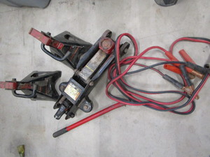 Floor Jack, Stands, Cables