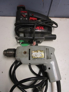 lot 509 image: SKIL VARIABLE SPEED ORBITAL JIG SAW, DRILL