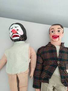 2 Vintage Ventriloquist Dolls