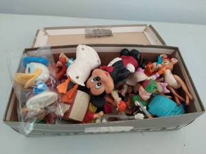 Box of Vintage Disney Toys