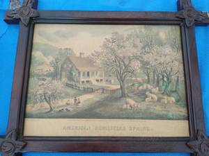 Vintage American Homestead Prints