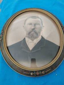 Vintage Framed portraits and document