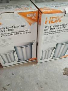 2 Sets of trash bins