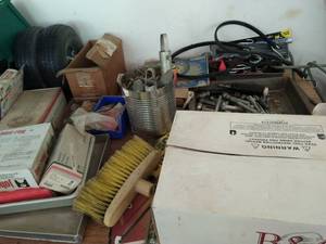 Collection of Garage Items and Hardware