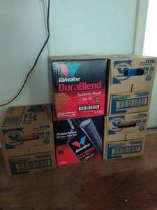 5 boxes motor oil