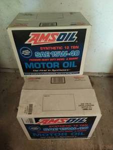 10 gallons of Ams-Oil SAE 15W-40 Motor Oil