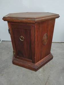 Vintage Hexagon End Table