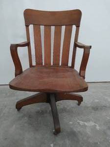 Wood Office Library Chair