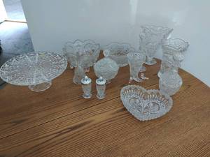 Collection of Crystal and Glassware