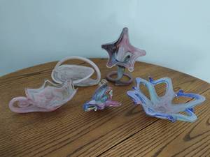 Collection of Handblown Glass Dcor