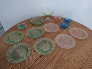 Collection of Depression Glass