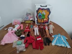 Collection of Vintage Barbies & Accessories