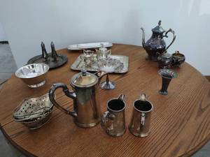 Collection of Silverplate or Electroplate Silver Dishes