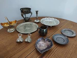 Collection of Silverplate or Similar Dishes