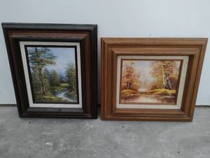 Two Vintage Oil Paintings