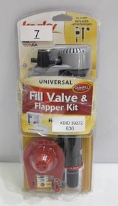 lot 636 image: Korky QuietFILL Platinum Valve and Flapper Kit