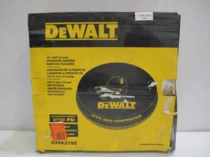 lot 634 image: DeWalt 18 in. Surface Cleaner for Gas Pressure Washers Rated up to 3700 PSI