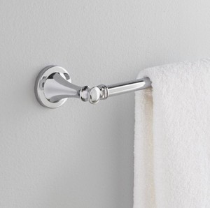 lot 648 image: Delta Silverton 24 in. Towel Bar in Polished Chrome