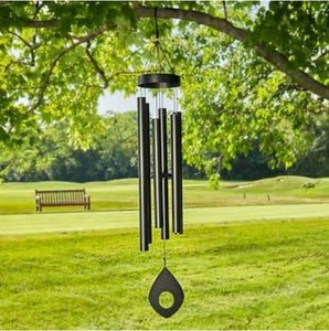 lot 651 image: Stylecraft Home Harmonic Wind Chime - Rubbed Bronze
