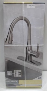 lot 616 image: OakBrook Tucana Motion Sensor One Handle Chrome Pulldown Kitchen Faucet