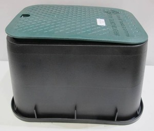lot 683 image: NDS 14 in. x 19 in. Standard Valve Box with Overlapping Irrigation Control Valve Cover