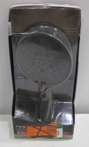 lot 707 image: Delta 7-Spray 5 in. Single Wall Mount Handheld Shower Head in SpotShield Venetian Bronze