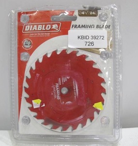 lot 726 image: Diablo 4-12 24 Tooth Framing Saw Blade