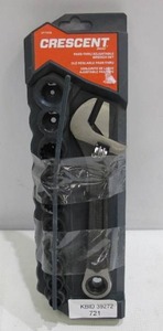 lot 721 image: Crescent Pass Through Adjustable Wrench Set